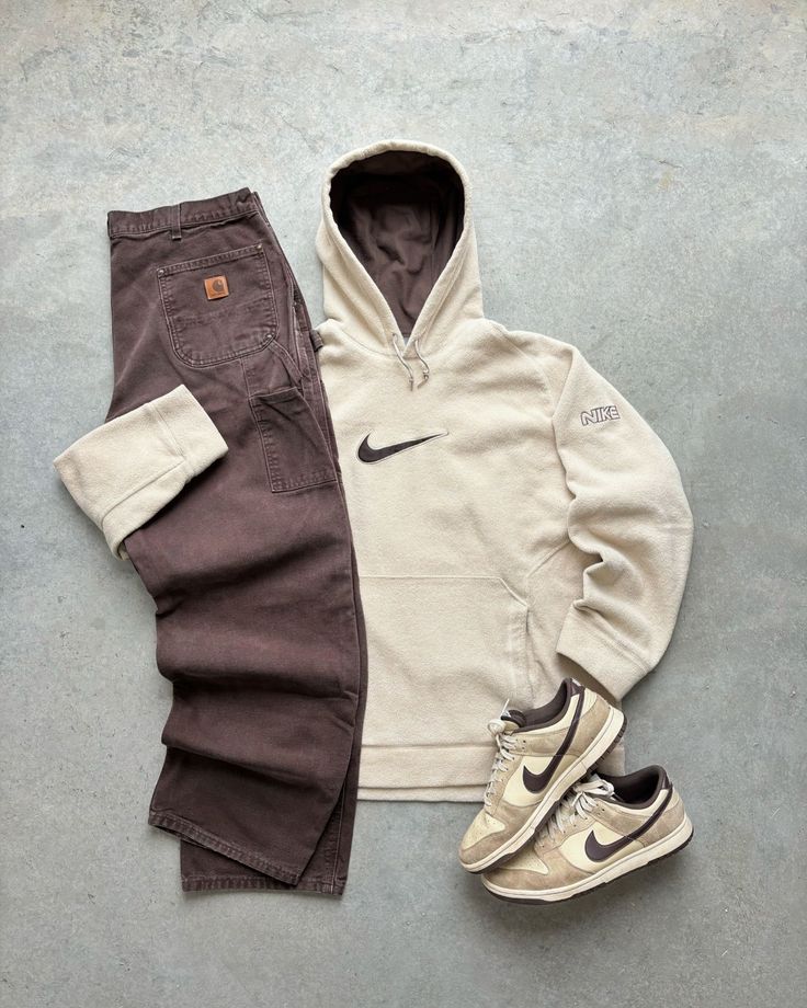 hoodies and sneaker outfit